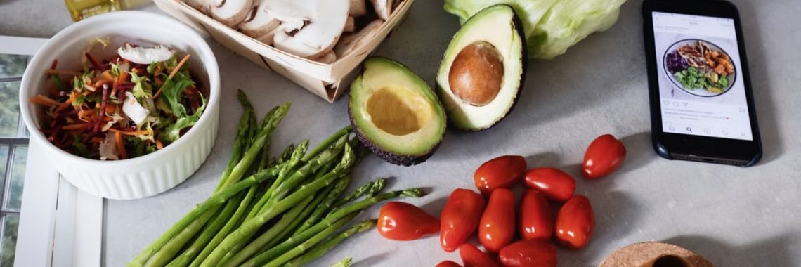 A fresh selection of vegetables and ingredients for preparing a nutritious meal.